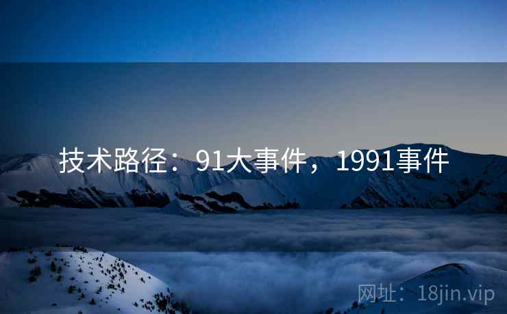 技术路径：91大事件，1991事件
