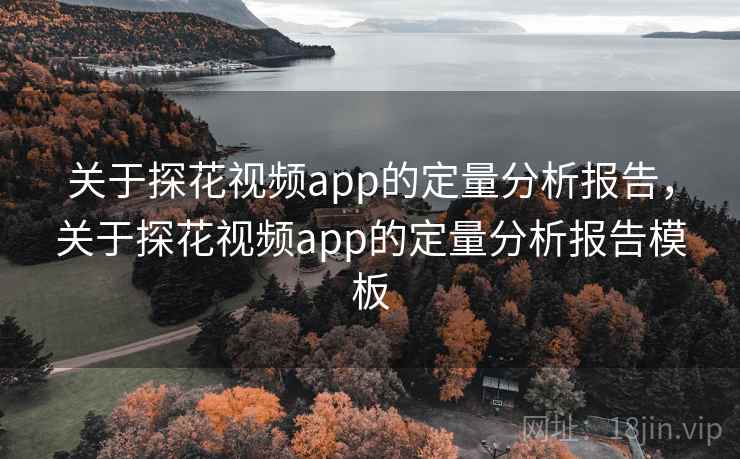 关于探花视频app的定量分析报告，关于探花视频app的定量分析报告模板