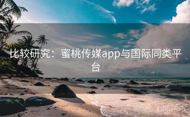 比较研究：蜜桃传媒app与国际同类平台